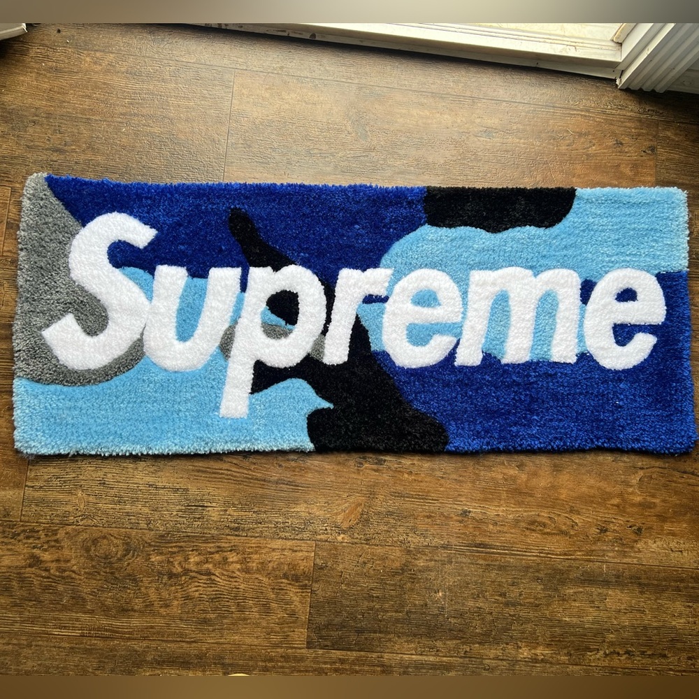 Supreme Multicolor Camo Rug